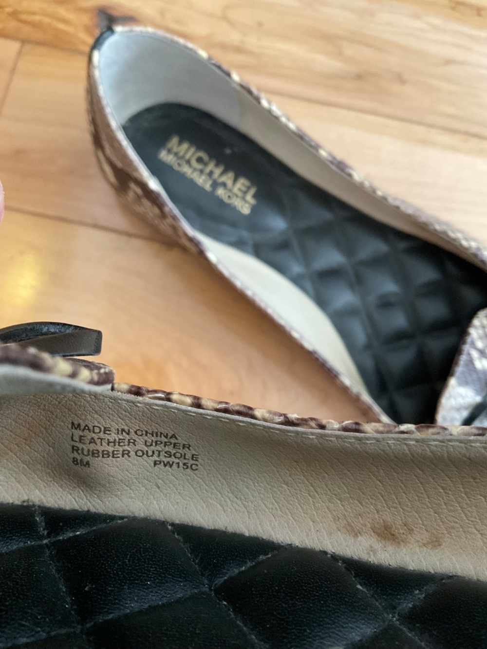 Michael Kors python ballerina flats - Picture 7 of 7